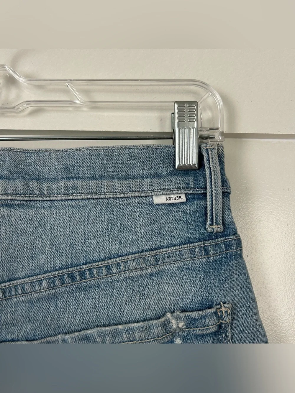 MOTHER The Teeny Tiny Mini Skirt in Sippin' Sweet Tea Size 24